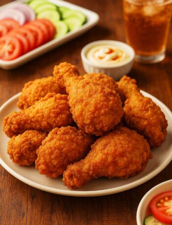 Homemade Crispy Fried Chicken Recipe in KFC style