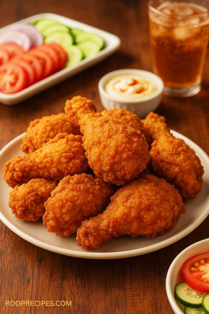 Homemade Crispy Fried Chicken Recipe in KFC style