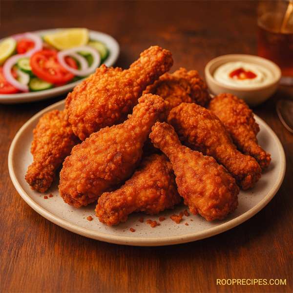 Easy step by step crispy fried chicken recipe for home